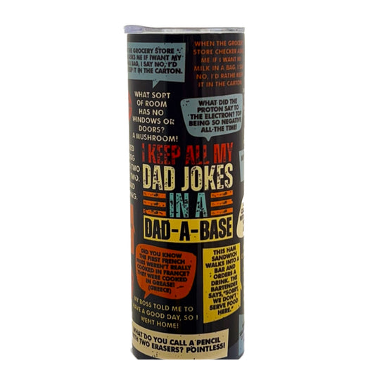 20 oz Dad Jokes Sublimated Tumbler