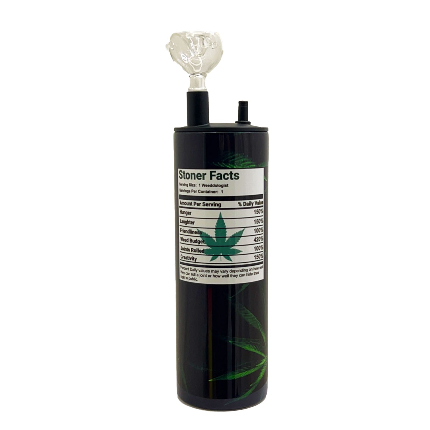 20 oz Hookah Tumbler Cannabis 420 Design