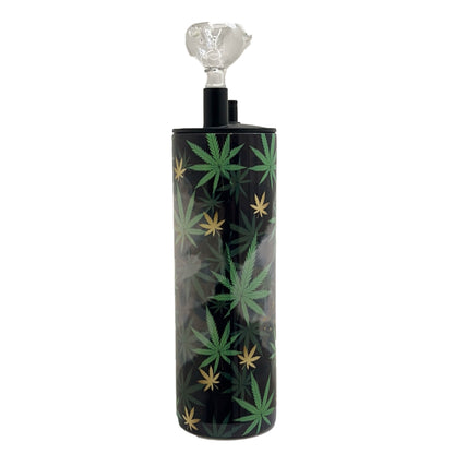 20 oz Hookah Tumbler Flower Girl Cannabis Design