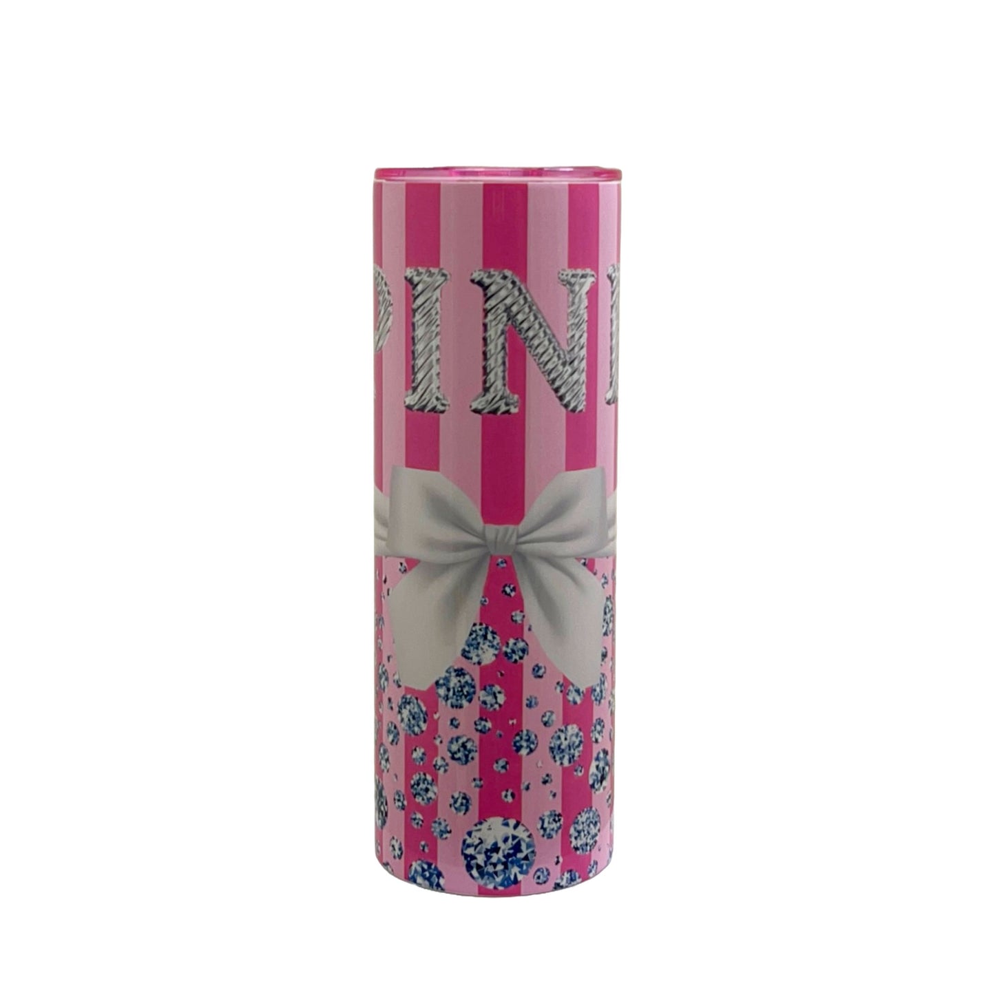 20 oz Pink Diamonds Sublimation Tumbler