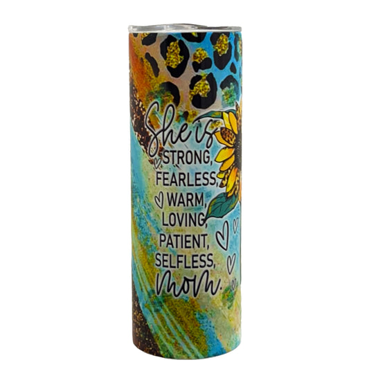 20 oz Sublimation Tumbler She Is Strong