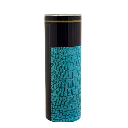 20 oz Teal and Black Purse Tumbler