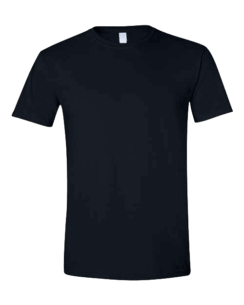 Black Unisex Gildan Softstyle T-Shirt