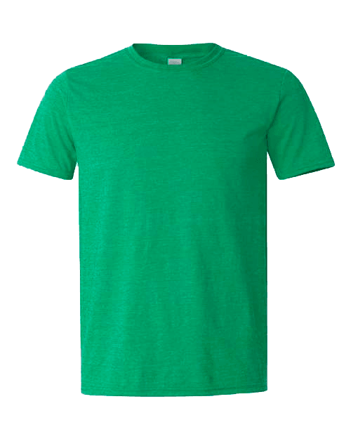 Heather Irish Green Unisex Gildan Softstyle T-Shirt