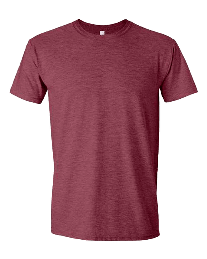 Heather Maroon Unisex Gildan Softstyle T-Shirt