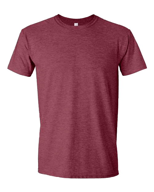 Heather Maroon Unisex Gildan Softstyle T-Shirt