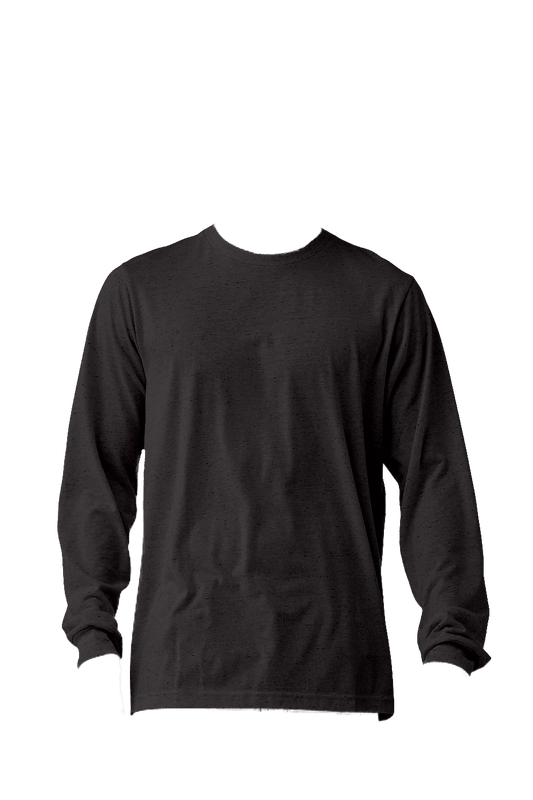 Dark Grey Heather Bella Canvas Unisex Long Sleeve Tee