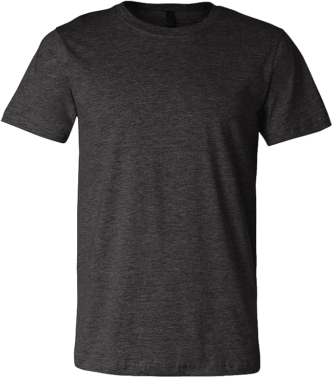 Heather Dark Gray Bella + Canvas Unisex Short Sleeve Tee