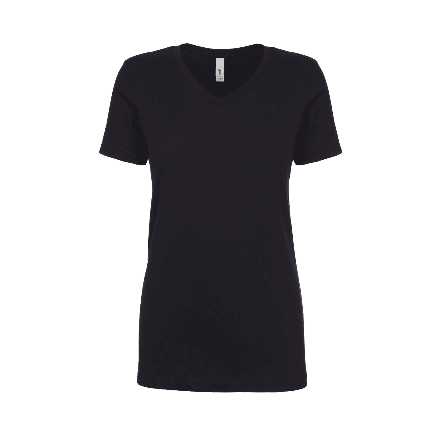 Black Next Level Women’s Ideal T V-Neck T-Shirt