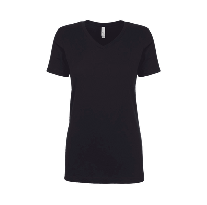 Black Next Level Women’s Ideal T V-Neck T-Shirt