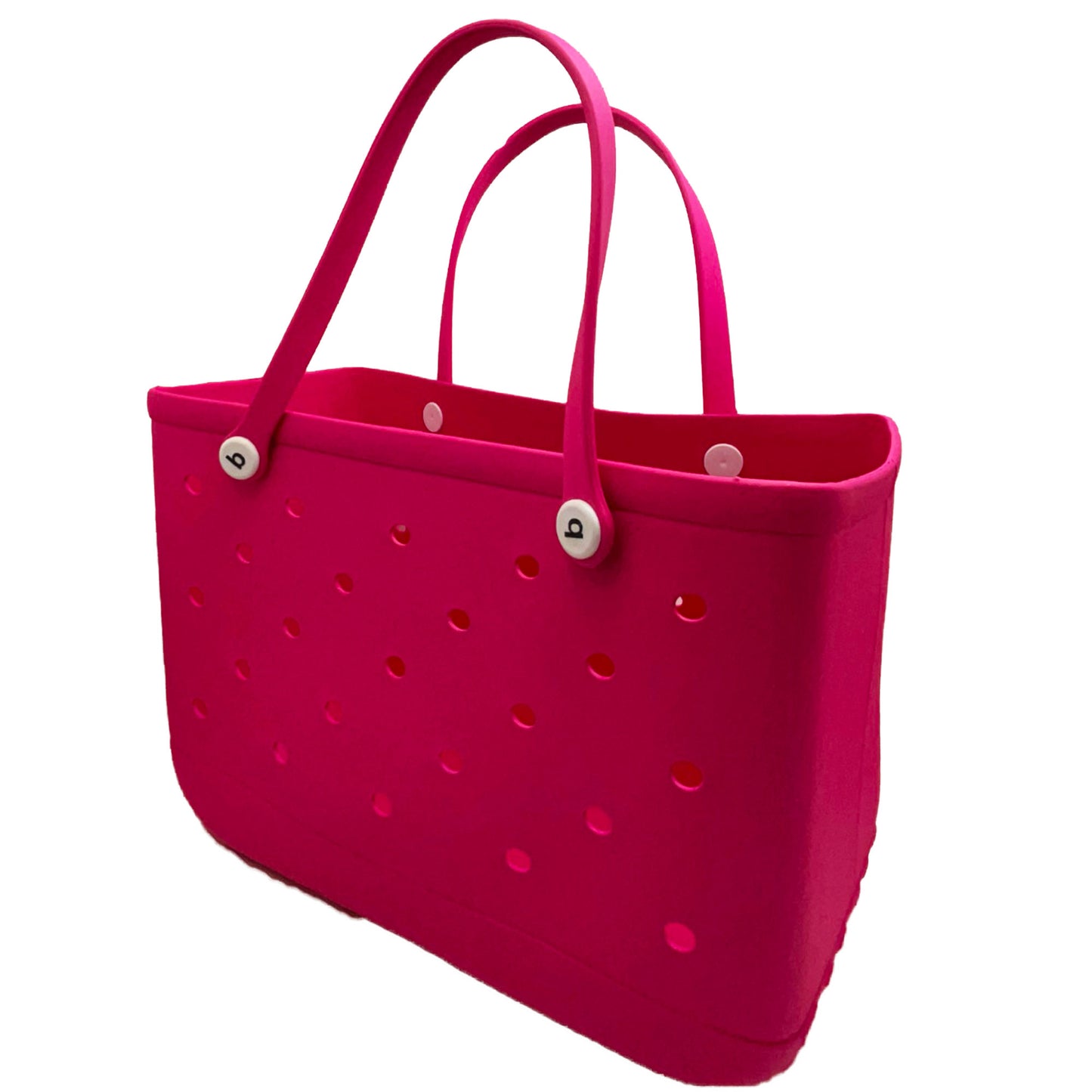 Trendy Extra Large Waterproof Tote Bag - Pink