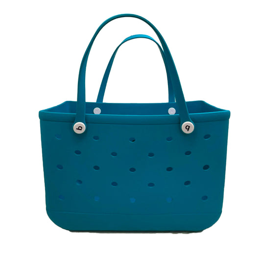 Trendy Extra Large Waterproof Tote Bag - Teal