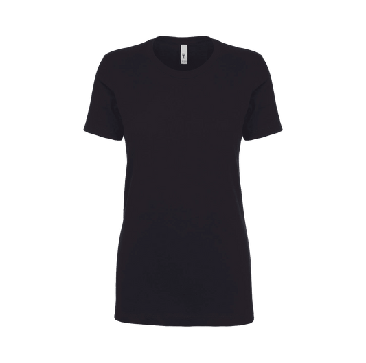 Black Next Level Women’s Ideal T Crew Neck T-Shirt