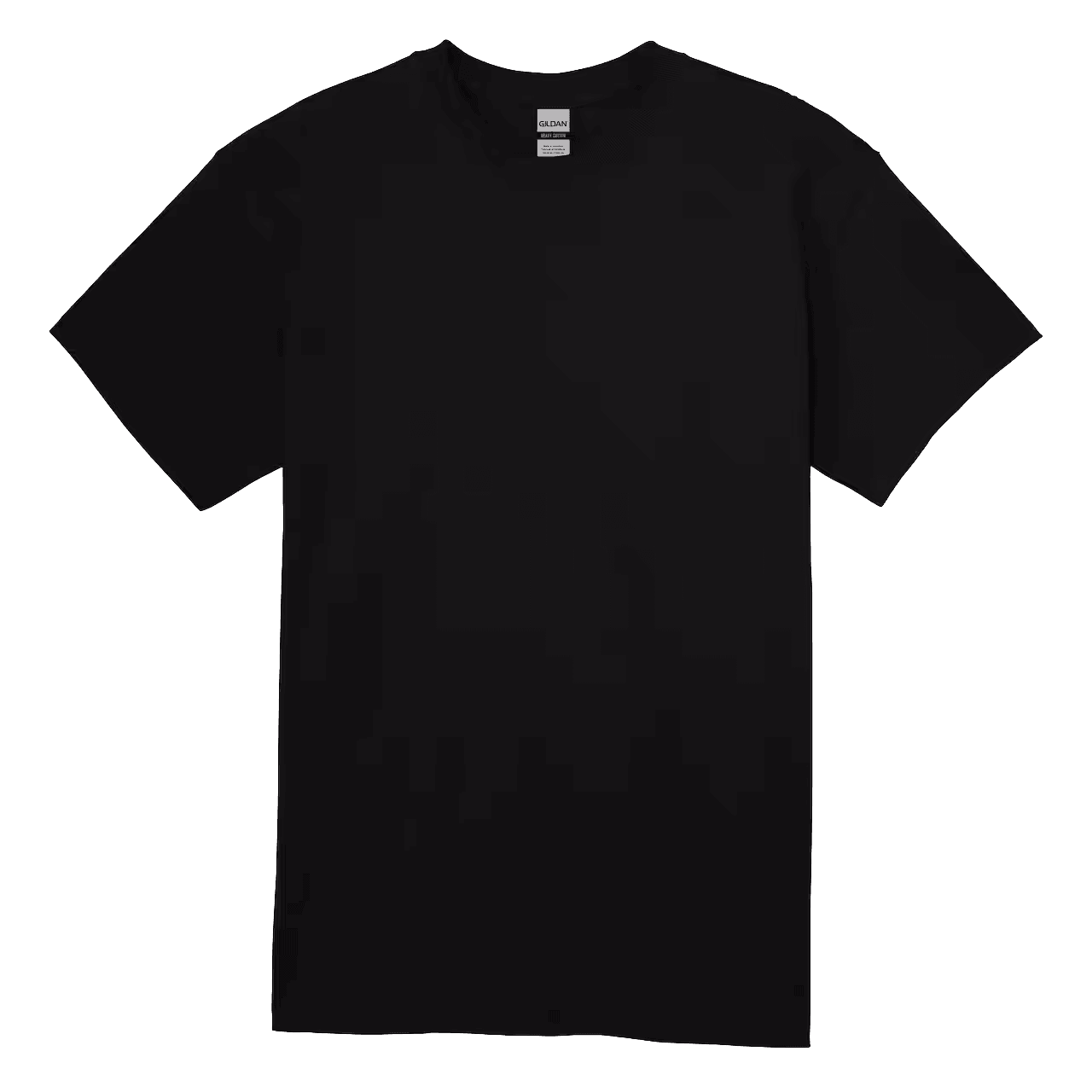 Black Gildan Youth Unisex Heavy Cotton T-Shirt