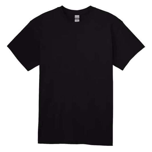 Black Gildan Youth Unisex Heavy Cotton T-Shirt